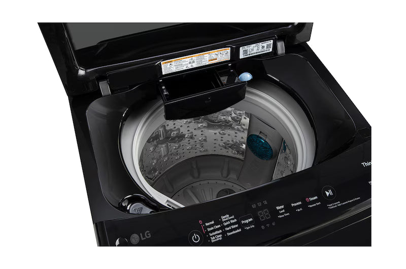 LG 9Kg Top Load Washing Machine,T90V4OB1S Smart Inverter Motor, In-Built Heater, Onyx Black, 5 Star