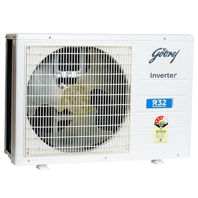 Godrej 1.7 Ton 3 Star, 5-In-1 Convertible Cooling, Inverter Split AC (Copper, Turbo Cooling at 52°C, 2024 Model, SIC 20ITC3-WZR, White)