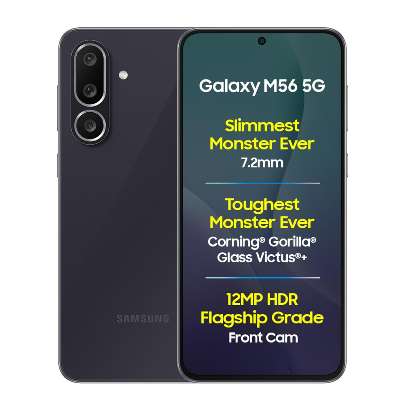 Samsung Galaxy M56 5G (Black, 8 GB RAM, 256 GB Storage)