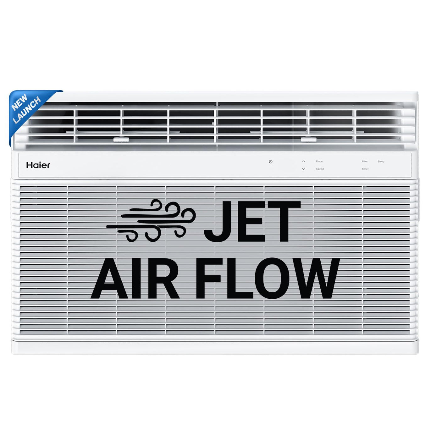 Haier 1.5 Ton 3 Star Window Fix Speed Air Conditioner (HWU18TF-EW3BE-FS,)