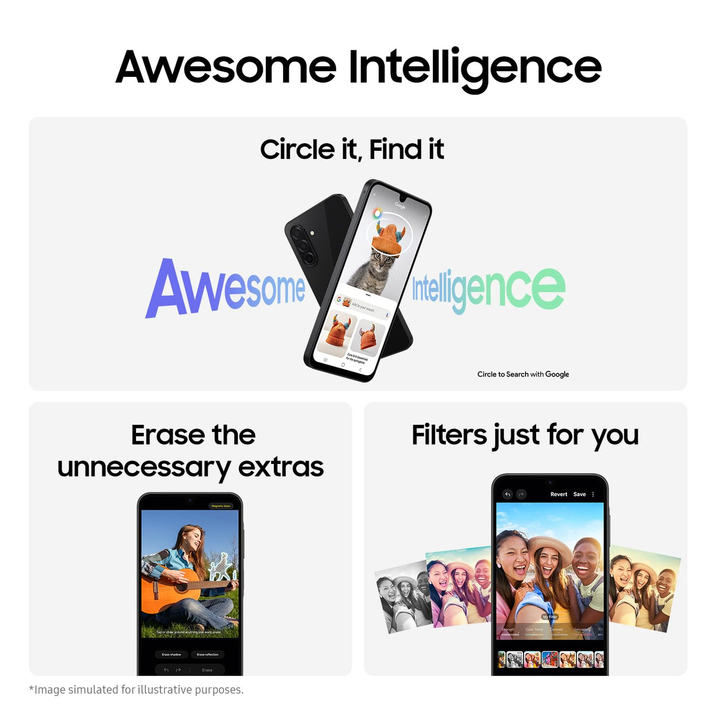 SAMSUNG Galaxy A26 5G (8GB RAM, 128GB, Awesome Mint)