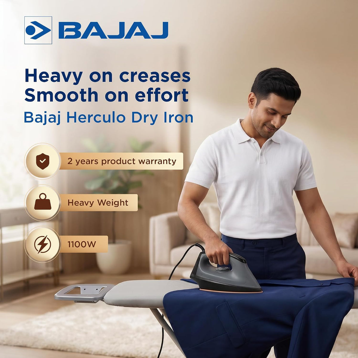 Bajaj Herculo dry iron soleplate