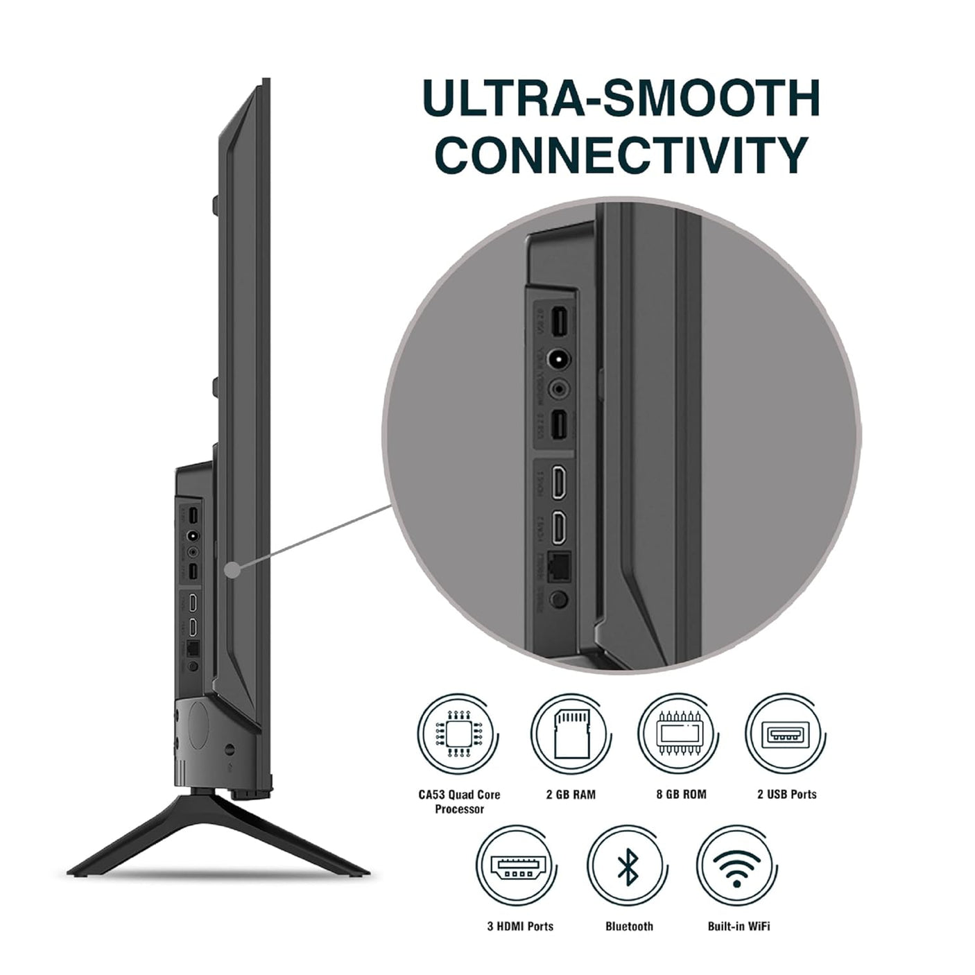 Sansui 127cm (50 inch) 4K Ultra HD LED Google TV with Quad Core Processor (JSW50GSUHD)