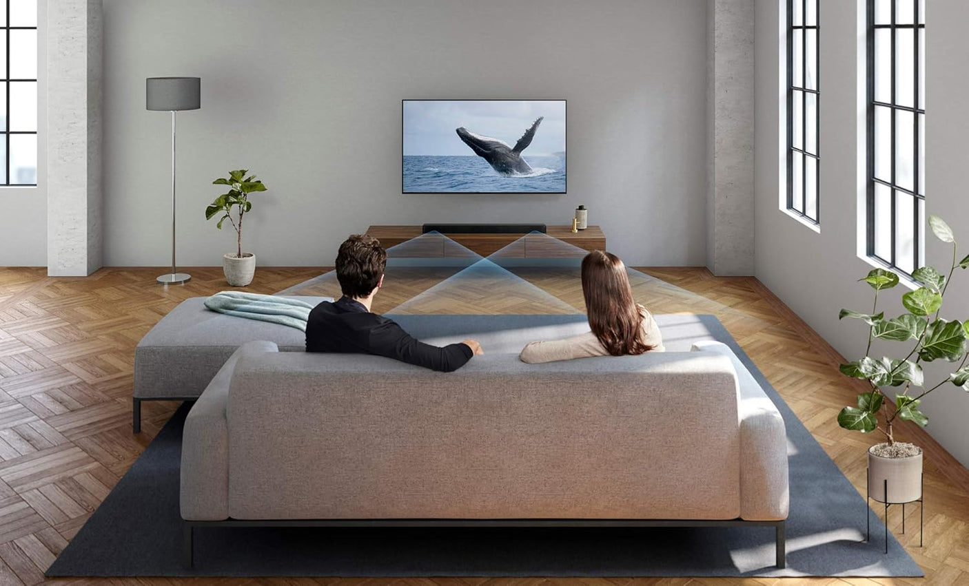 Sony HT-X8500 Single 2.1Ch Soundbar with Dolby Atmos and Built-in subwoofers - Black