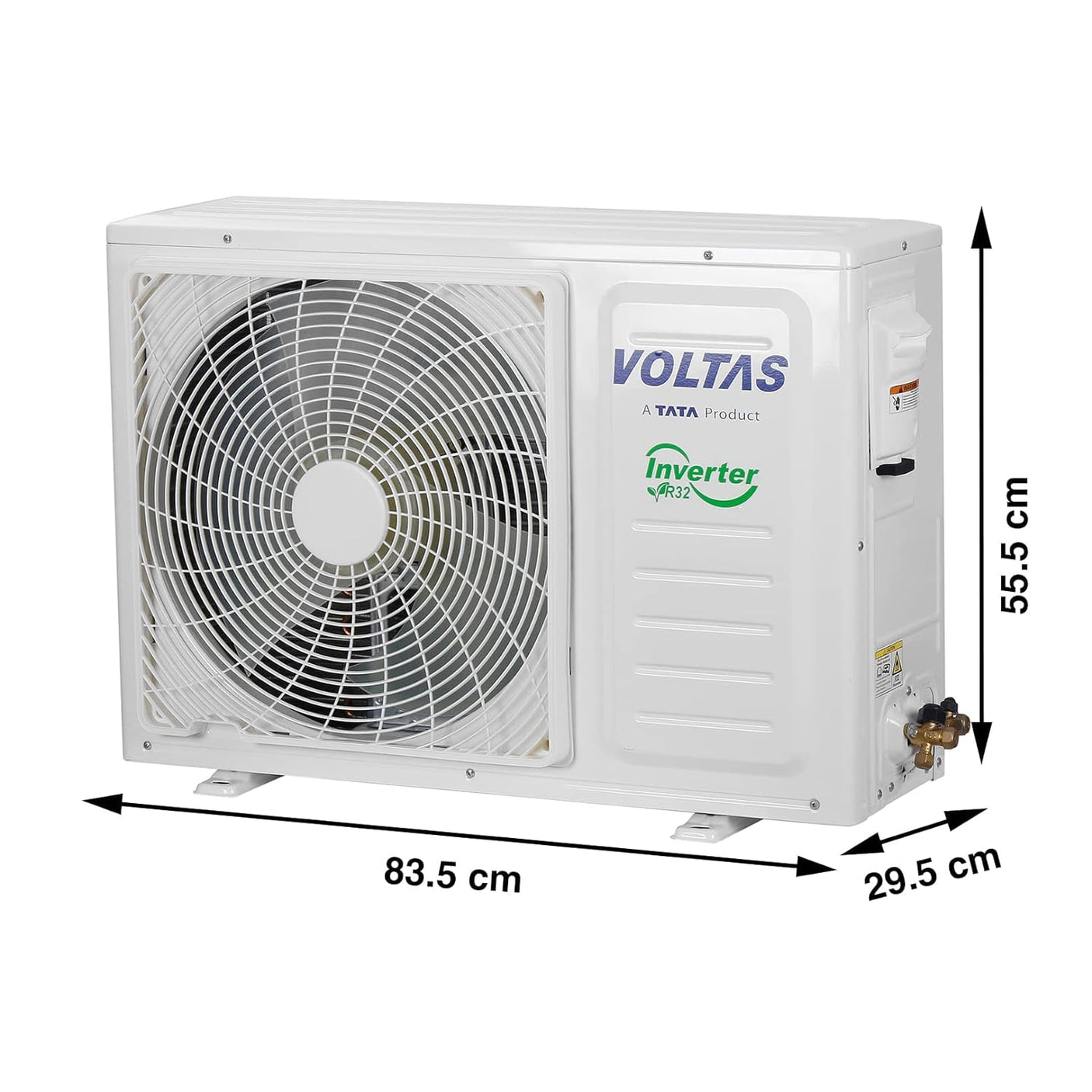 Voltas 1.5 Ton 5 Star Inverter Split AC(Copper, 5-in-1 Adjustable Mode, Anti-dust Filter, White) 185V Vertis Emerald