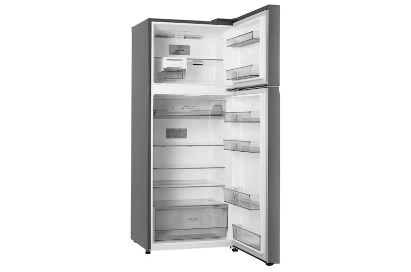 LG 398 Litres Double Door Refrigerator | Convertible | Smart Diagnosis™ | Frost Free | 2 Star | Shiny Steel Finish | GLT4026SNPZ