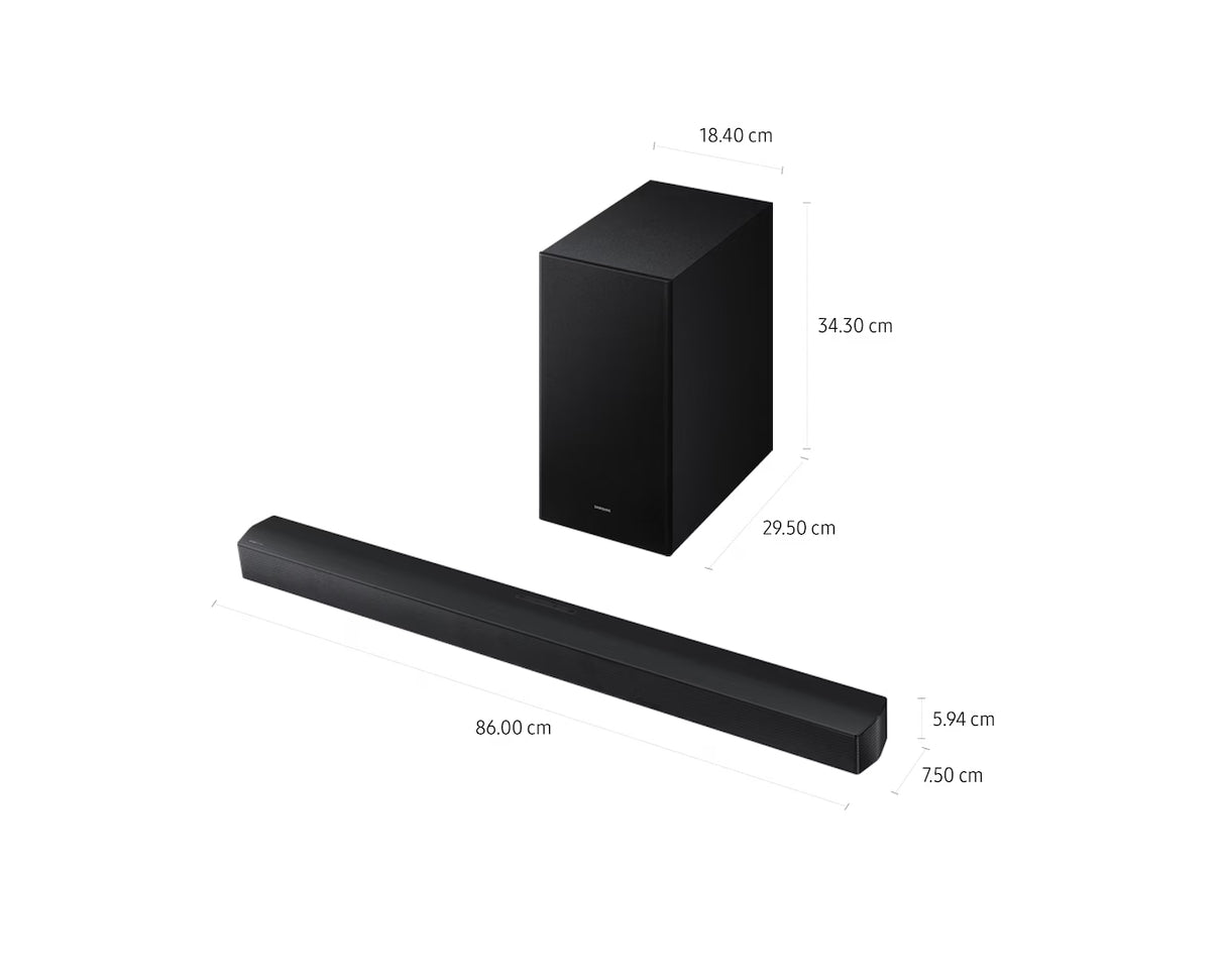 Samsung B650F B-Series Soundbar 370W 3.1ch – Clear Dialogue & Deep Bass Experience