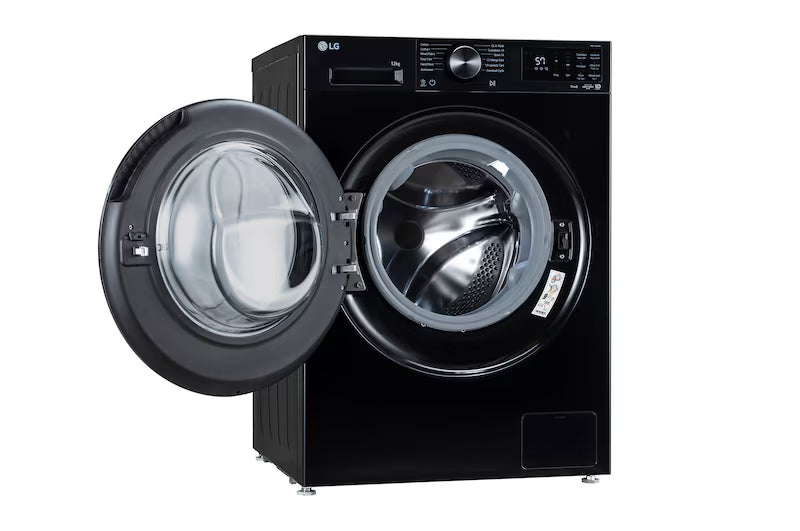 LG 12 KG Front Load Washing Machine | AI Direct Drive™ | Steam | 5 Star | Onyx Black | Model FX1412N5O