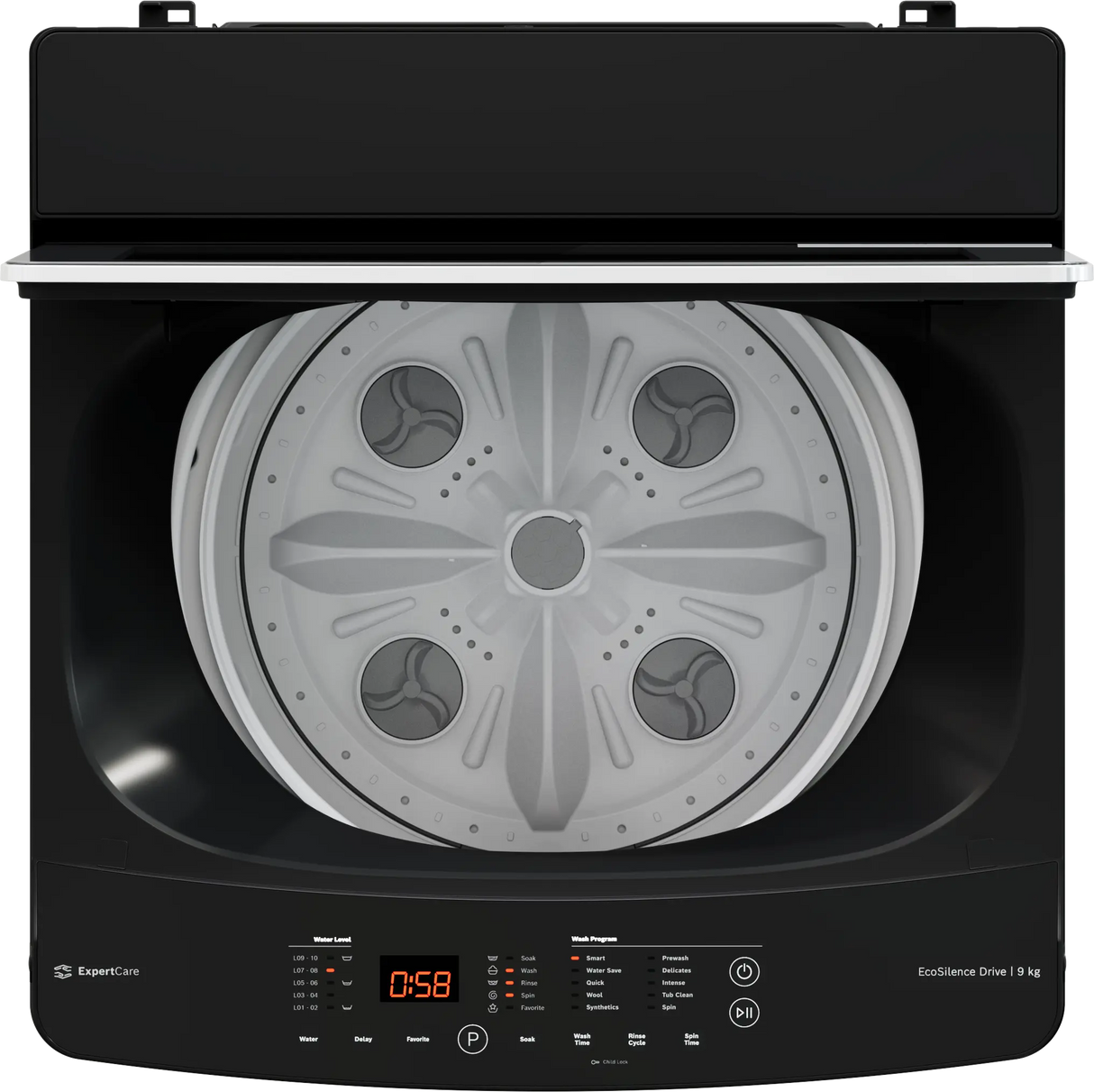 Bosch WOE90DV0IN 9 kg Top Load Washing Machine | Series 2, 680 RPM
