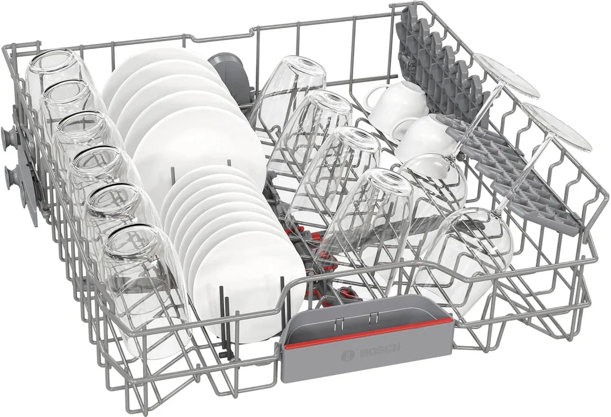 Bosch SMS6HMI00I 15 Place Settings Series 6 Wi-Fi Enabled Dishwasher (60 cm, Silver, EcoSilence Drive, Anti-Fingerprint Finish)