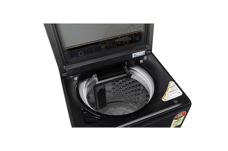 LG 9Kg Top Load Washing Machine,T90KMOB1Z, Hard Water Wash, Onyx Black, 5 Star