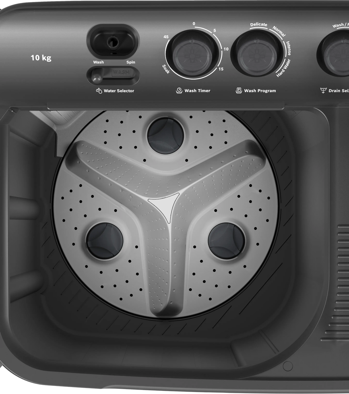 Bosch Series 2 WJZ105D0IN 10 Kg Top Load Semi-Automatic Washing Machine