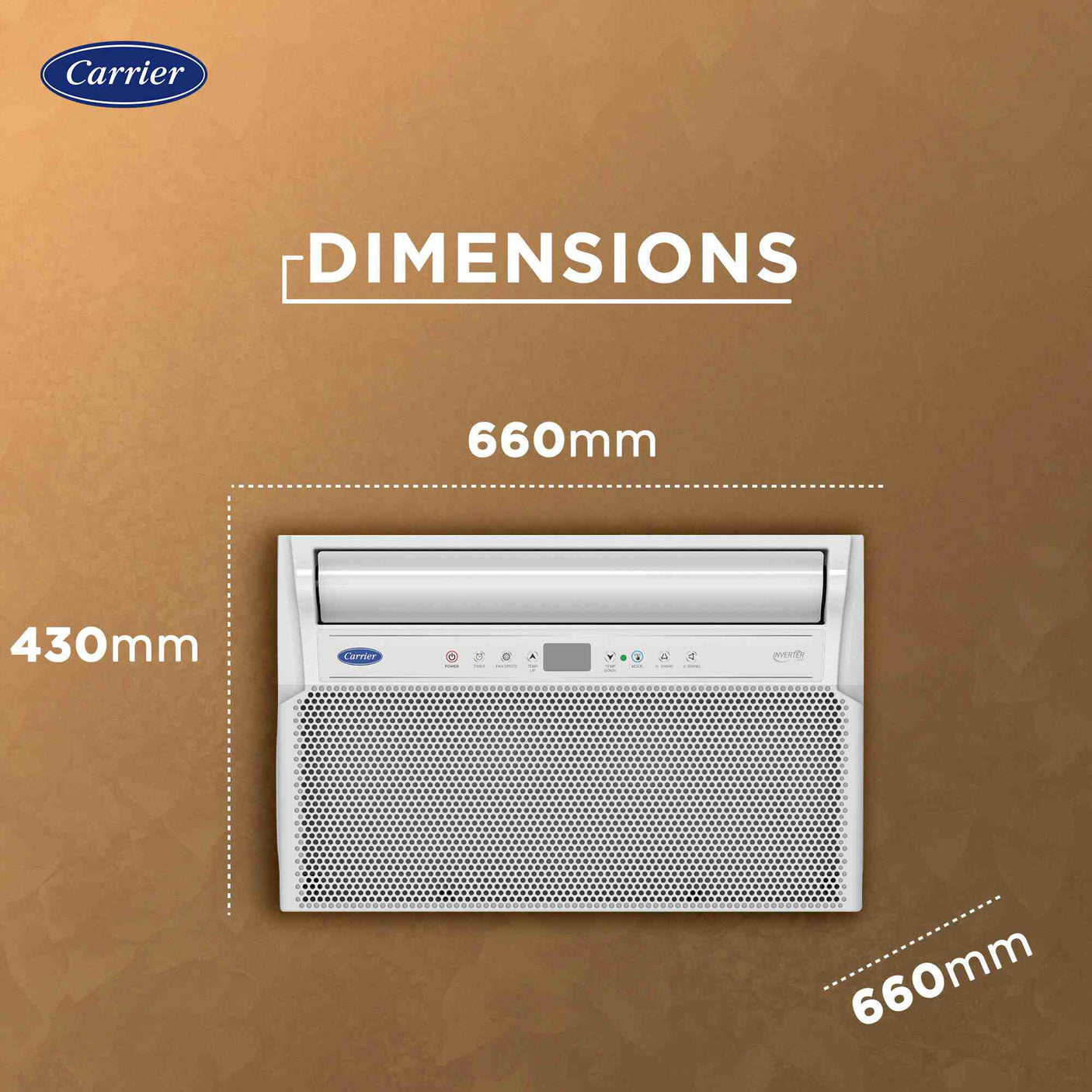 Carrier ESTRELLA PLATINUM-X FXi 19K 5 STAR Window Inverter AC