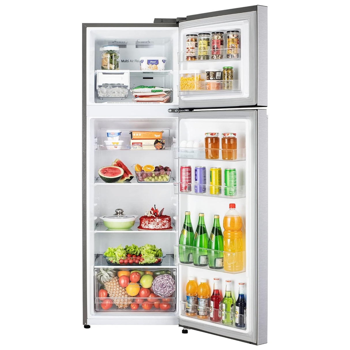 LG 272 L 2 Frost-Free Smart Inverter Compressor Double Door Refrigerator (GL-N312SDSY, Dazzle Steel, , 2023 Model)