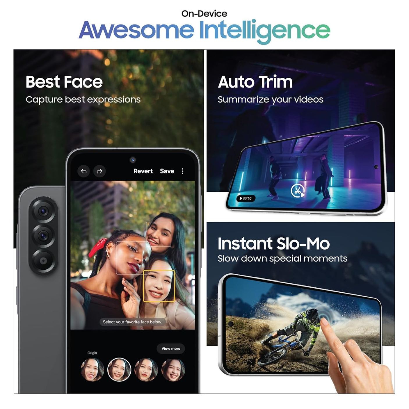 Samsung Galaxy A56 5G (8GB RAM, 256GB Storage) Awesome Graphite