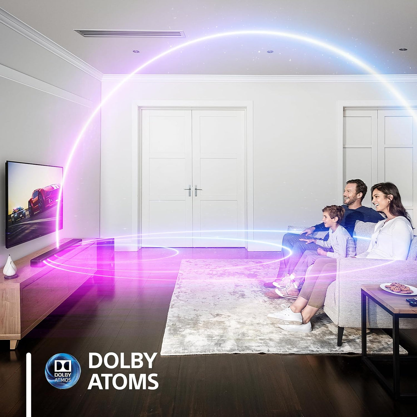 Sony HT-G700 3.1ch 4K Dolby Atmos/DTS:X Soundbar for TV with Wireless subwoofer, 3.1ch Home Theater System (400W, Surround Sound,Bluetooth Connectivity