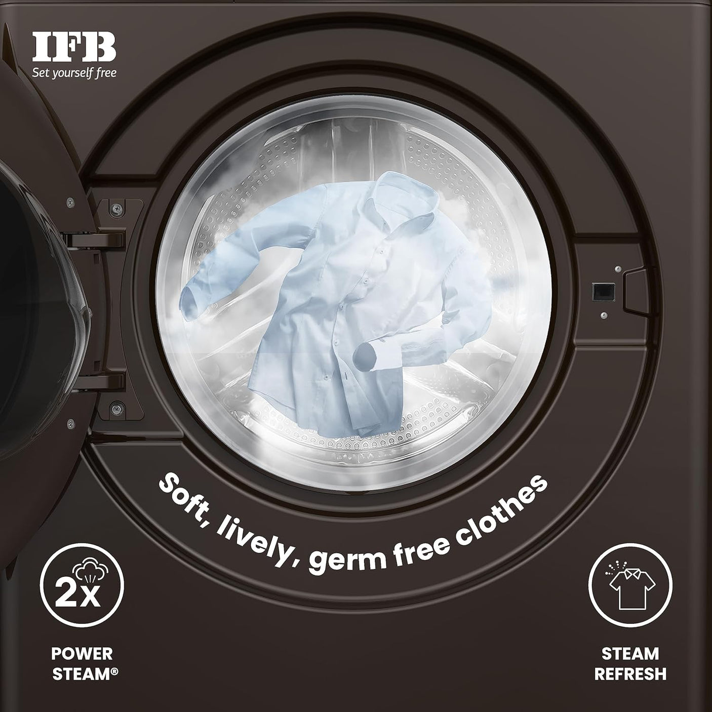 IFB 10 kg 5 Star Inverter Fully Automatic Front Load Washing Machine (Executive Plus MXC 1014, Voice Enabled, Mocha)
