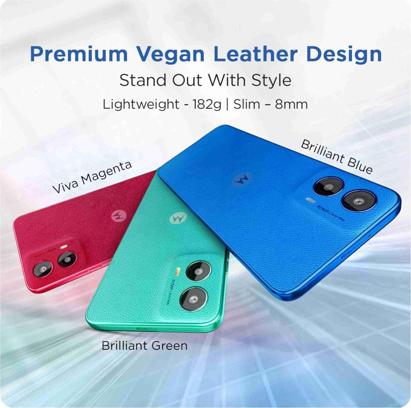 Motorola G45 5G (Viva Magenta, 8GB RAM, 128GB Storage)