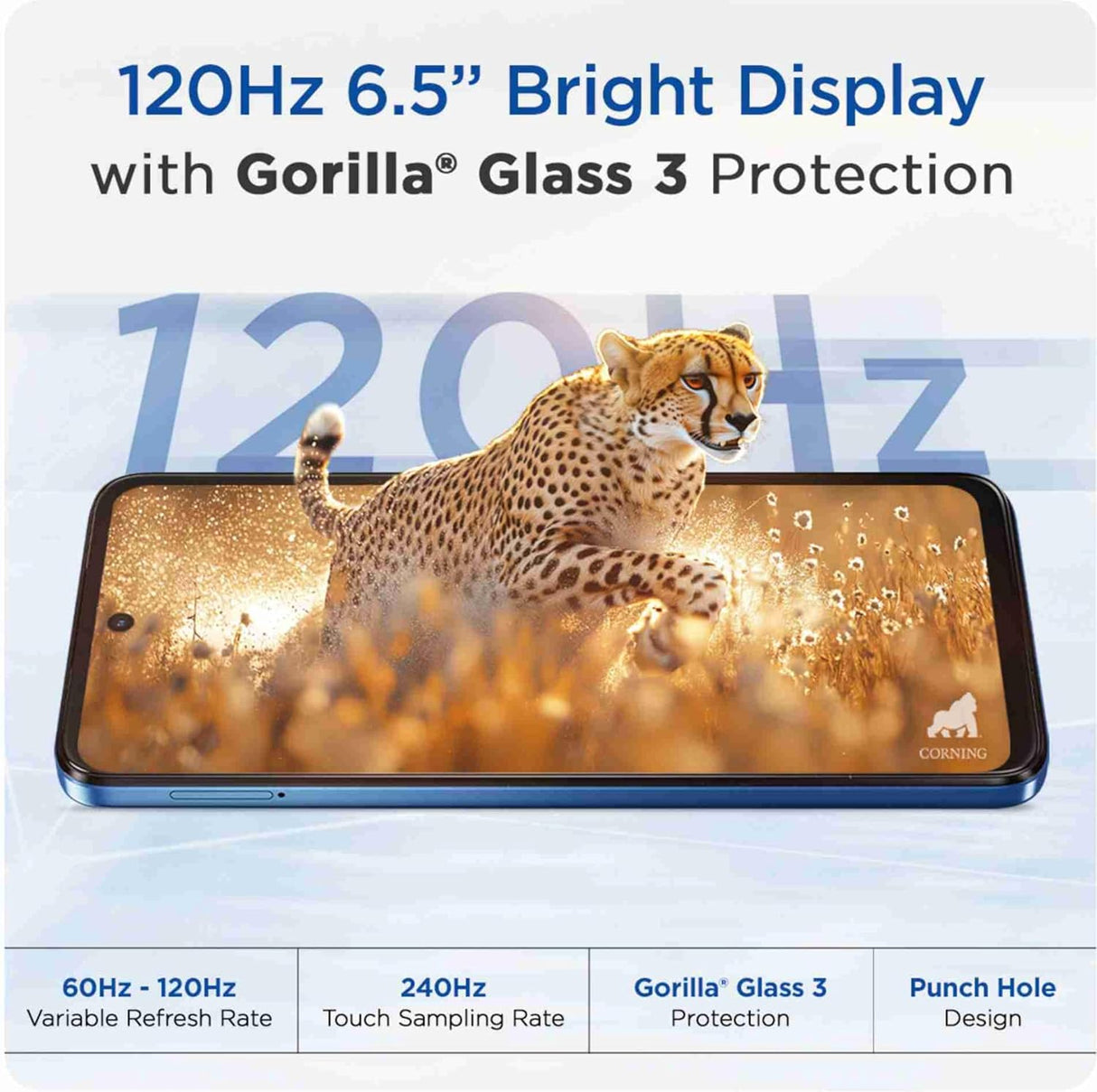 Motorola G45 5G (Brilliant Green, 8GB RAM, 128GB Storage) | 6.5" FHD+ Display | Snapdragon 6 Gen1 Processor | 50MP Camera | 16MP Front Camera | 5000mAh Battery | 33W Charging