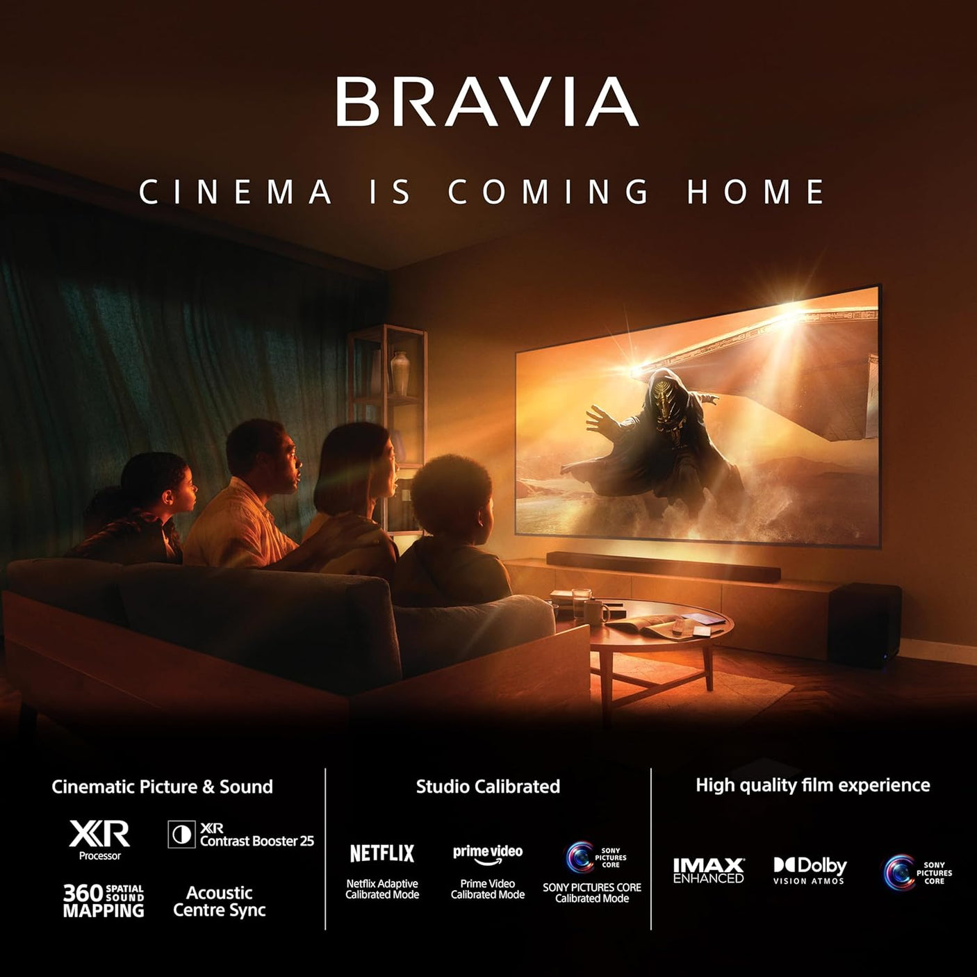 Sony 164 cm (65 inches) BRAVIA 8M2 Series 4K Ultra HD Smart OLED Google TV K-65XR80M2