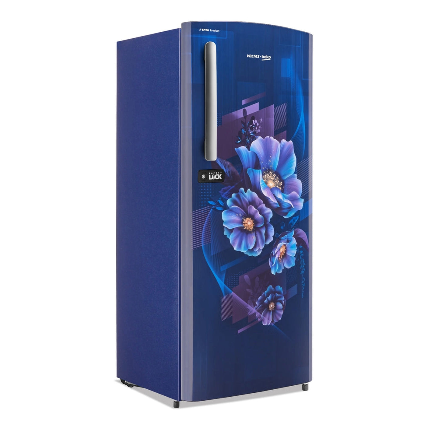 Voltas Beko 210 L 3 Star Single Door Direct Cool Refrigerator (RDC245C/W0BBE0M000UGD, Bonita Blue)