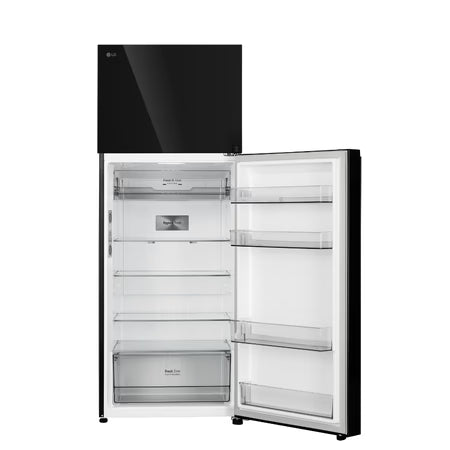 LG 466L Double Door Refrigerator GLT4626TEBM Black Mirror Frost Free Smart Inverter 2 Star Large Capacity Fridge