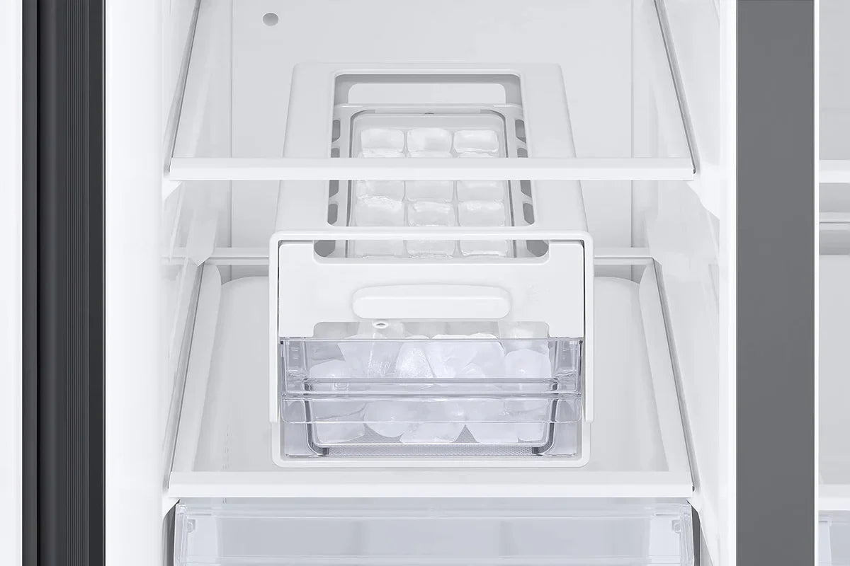 Samsung RS76CG8103B1HL 653L 3 Star Inverter Side-by-Side Refrigerator | Twin Cooling Plus | Wi-Fi Enabled with SmartThings | Black