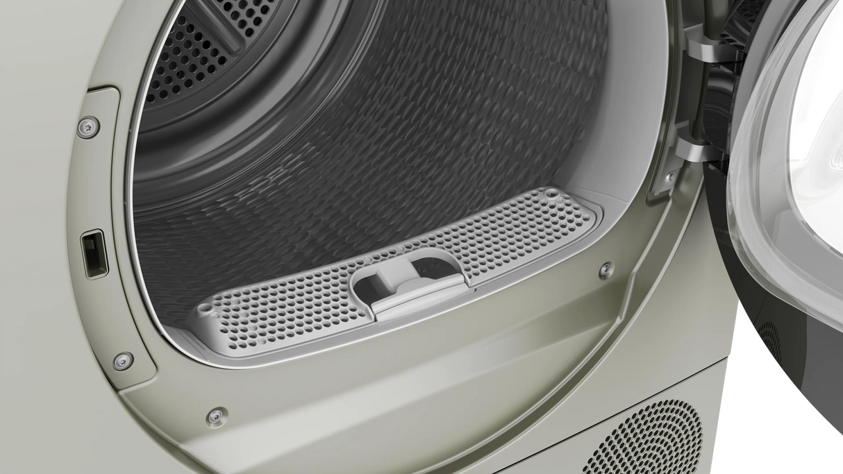 Bosch 9 Kg Silver Inox Tumble Dryer – Series 4 Condenser Model WPG24108IN