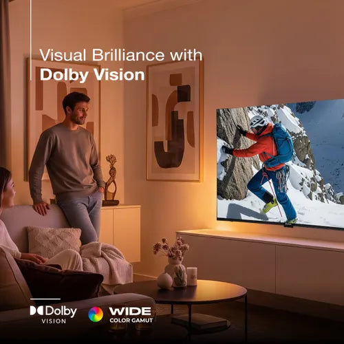 Sansui 127 cm (50 Inch) 4K Ultra HD QLED Smart Google TV JSW50UG23Q | Dolby Vision, HDR10+ & HLG | MEMC & HSR 120Hz | Dolby Atmos | Screen Sharing | Google Assistant | Bezel-Less LED TV