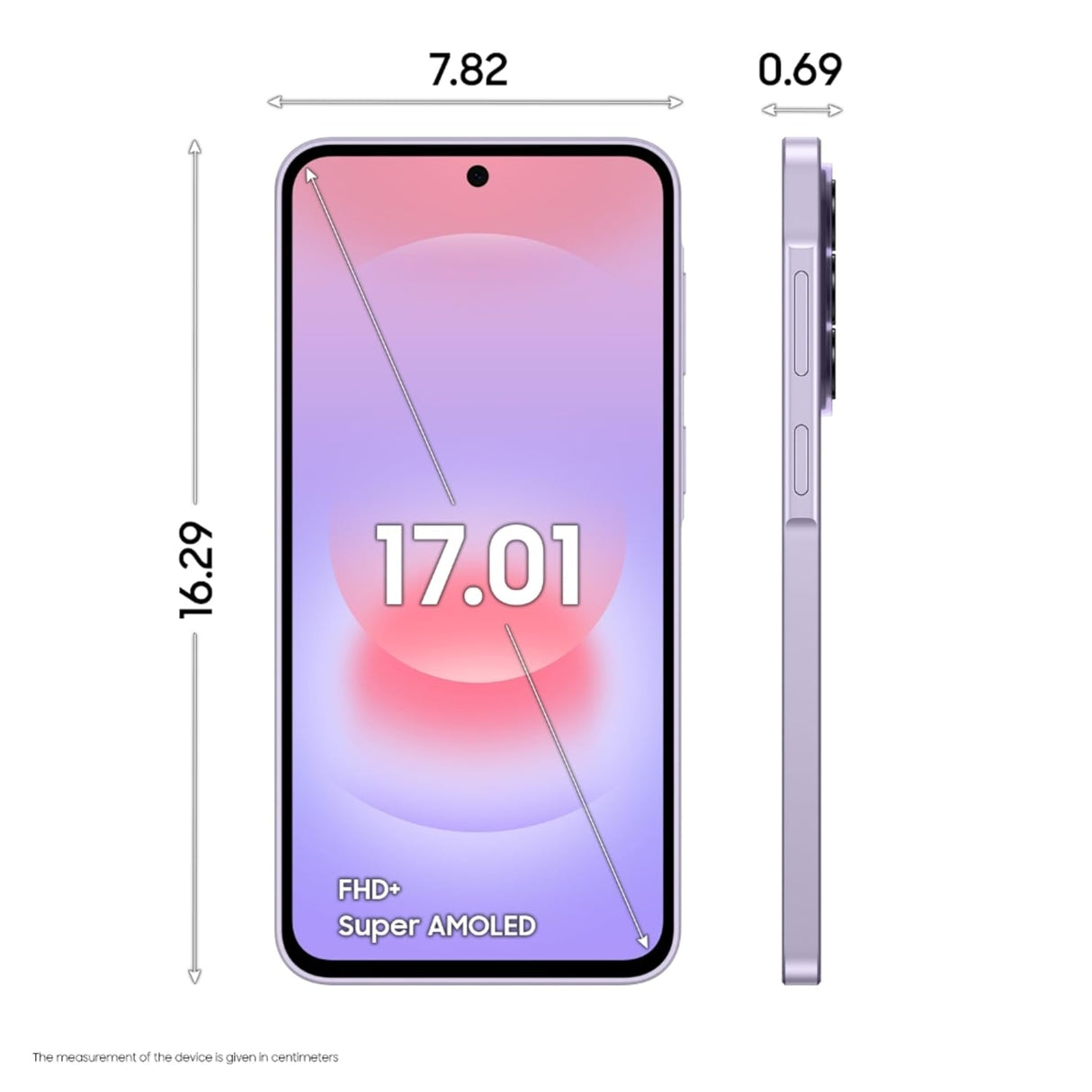 Samsung Galaxy A37 5G (Awesome Lavender, 8GB RAM, 128GB Storage) | Agentic AI Smartphone