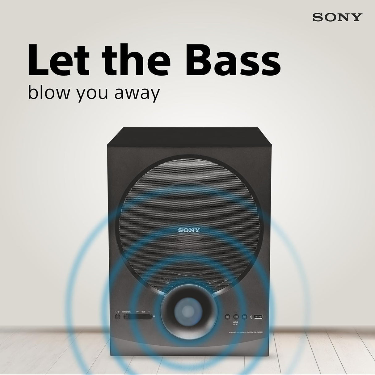 Sony SA-D40M2 4.1 Home Audio System with Surround Sound & Wireless Bluetooth Streaming