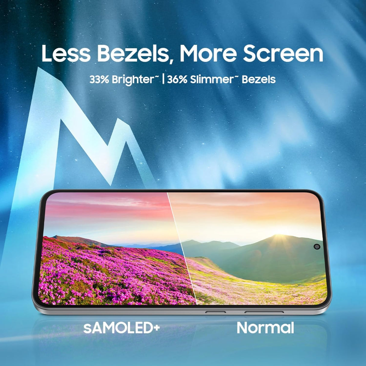 Samsung Galaxy M56 5G (Light Green, 8GB RAM, 128GB Storage) | Segment’s Slimmest | 50MP Camera | Gorilla Glass Victus+ | 10-Bit HDR Video | AI Features | Vapour Cooling | Without Charger