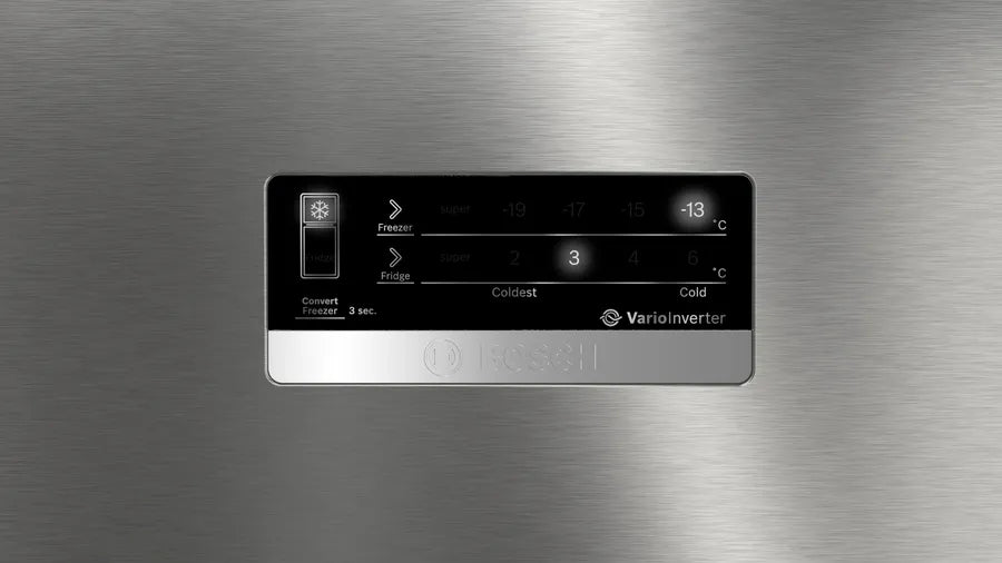 Bosch 390 L free-standing fridge-freezer with freezer at top Series 4 (CTC39S03NI)