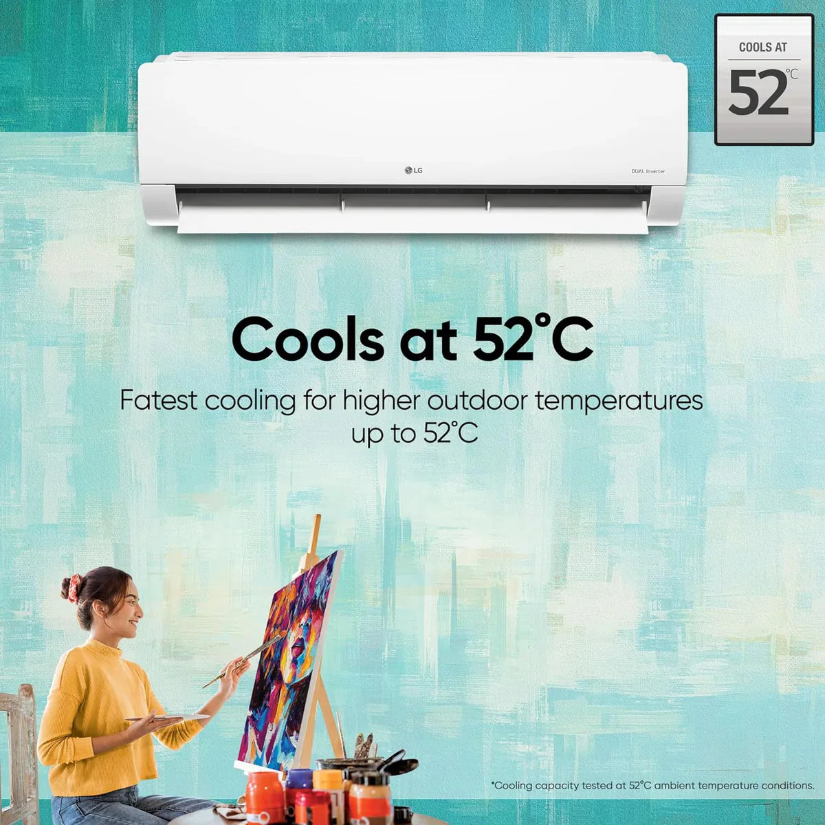 LG 2.0 Ton 3 Star  Split AC, AI Convertible 6-in-1 Cooling, Anti Virus Protection, Diet Mode+, 6.3 kW, 2025 Model,US-Q24SNXE