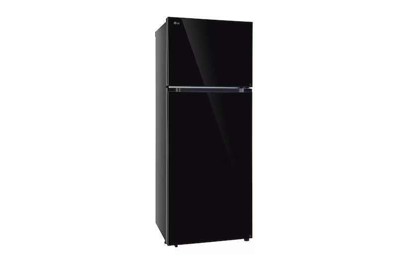 LG 466L Double Door Refrigerator,GL-T492EBMY, Wifi Convertible, Door Cooling+™, Black Mirror Finish, 2 Star