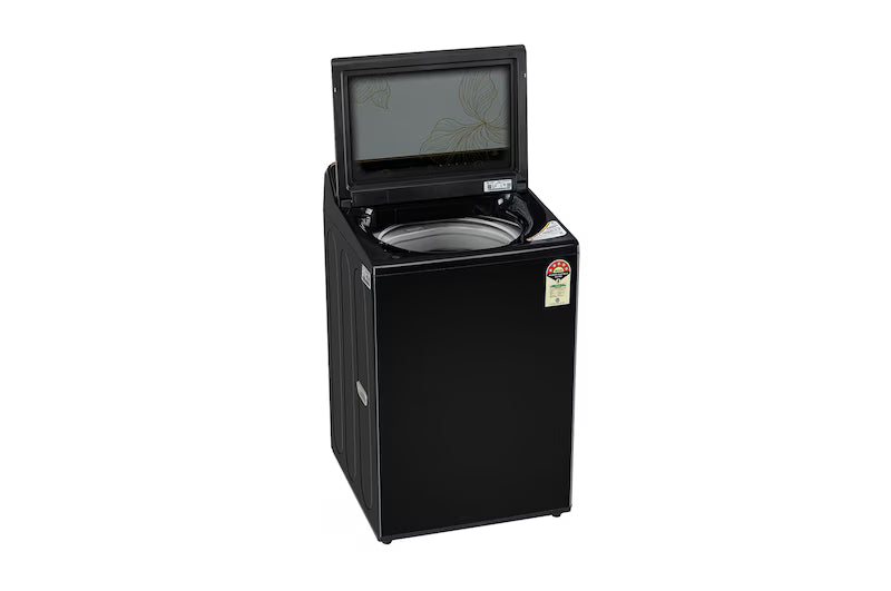LG 8 Kg Top Load Fully Automatic Washing Machine | Hard Water Wash | 5 Star Energy Rating | Onyx Black | Model T80KMOB1Z