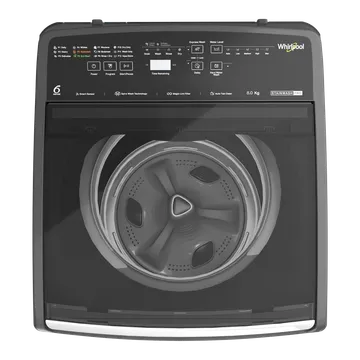 Whirlpool 8 kg Top Load Washing Machine | 31692 | 5 Star Energy Rating, Stainwash Pro, Grey