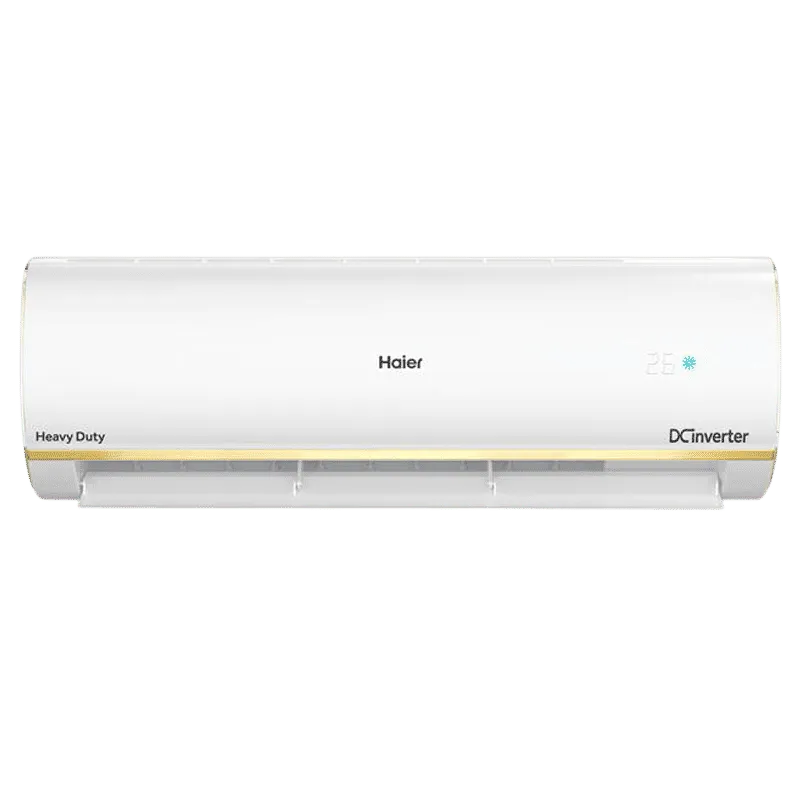 Haier Kinouchi Heavy Duty AI+ Convertible 1.6 Ton 5 Star Inverter Split AC with 4-Way Swing, Copper Condenser (HSI19KHD-GAI5NB-I)
