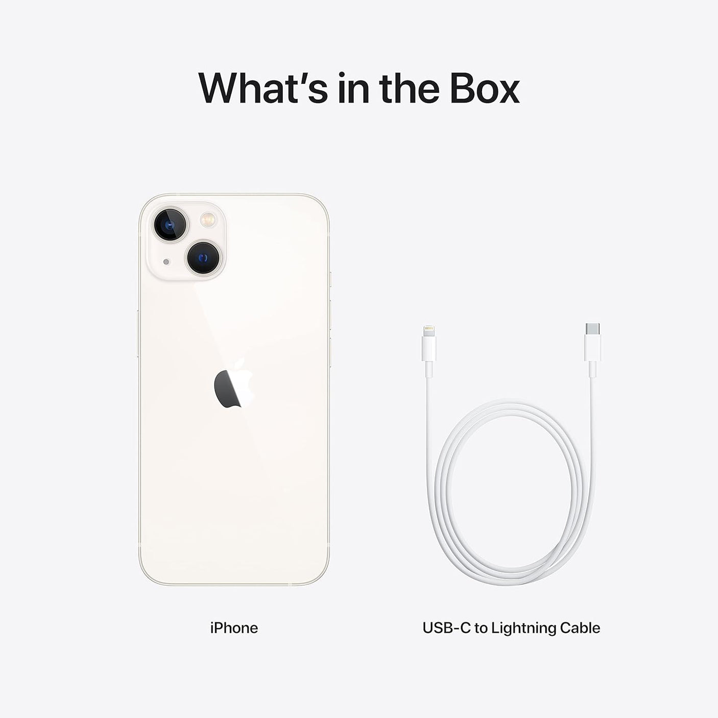 Apple iPhone 13 128 GB, Starlight (IPHONE 13 128GB)