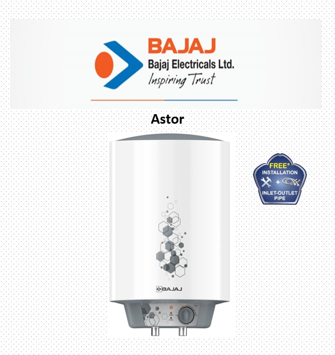 BAJAJ 25 L Storage Water Geyser (Astor 25 ltr, White)