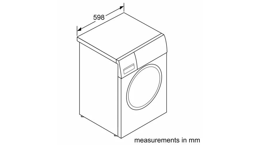 Bosch 8 Kg Fully Automatic Front Load Washing Machine (Silver) WAJ2846SIN