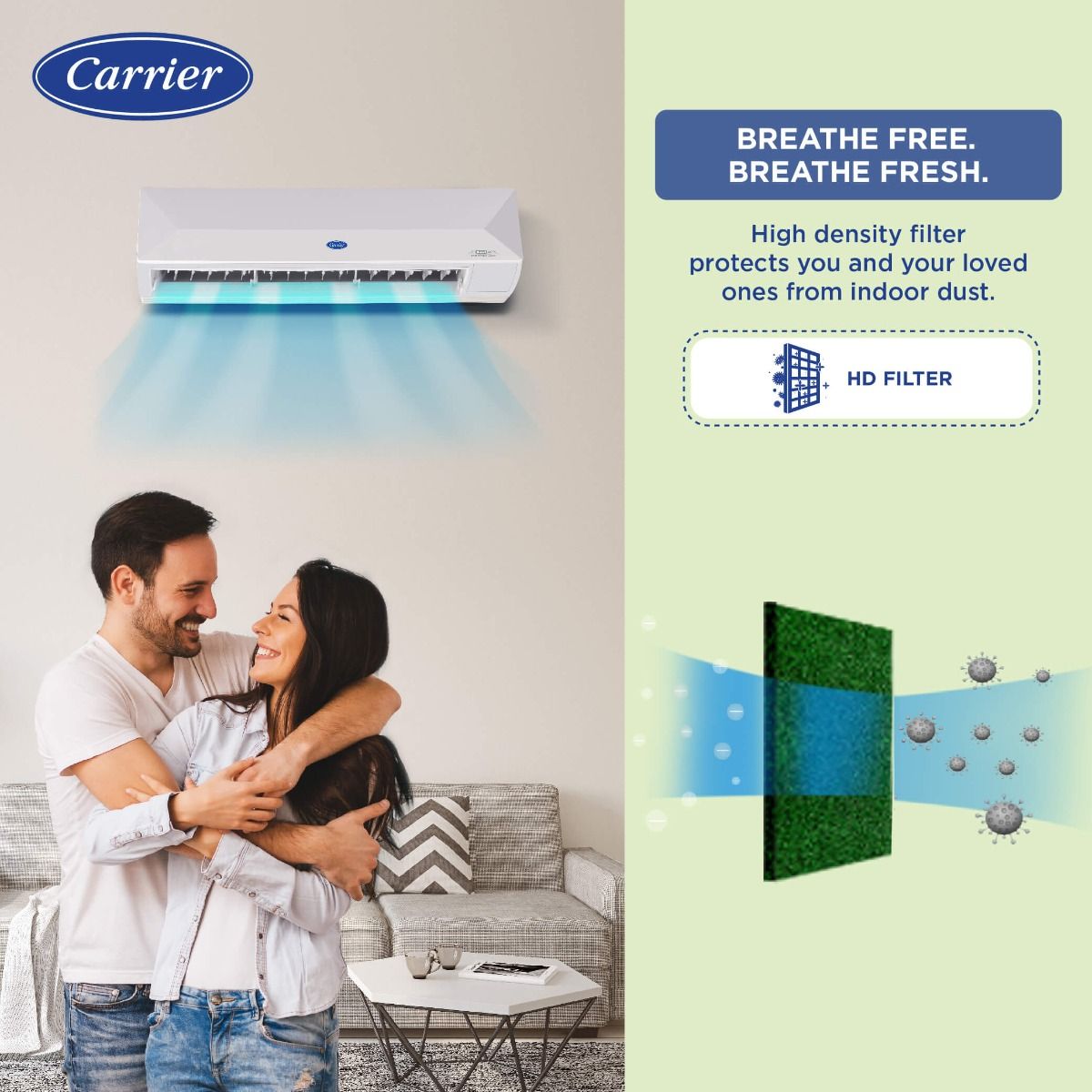 CARRIER S.AC 1.5 TON 5 STAR XTREME EDGE EXI Inverter