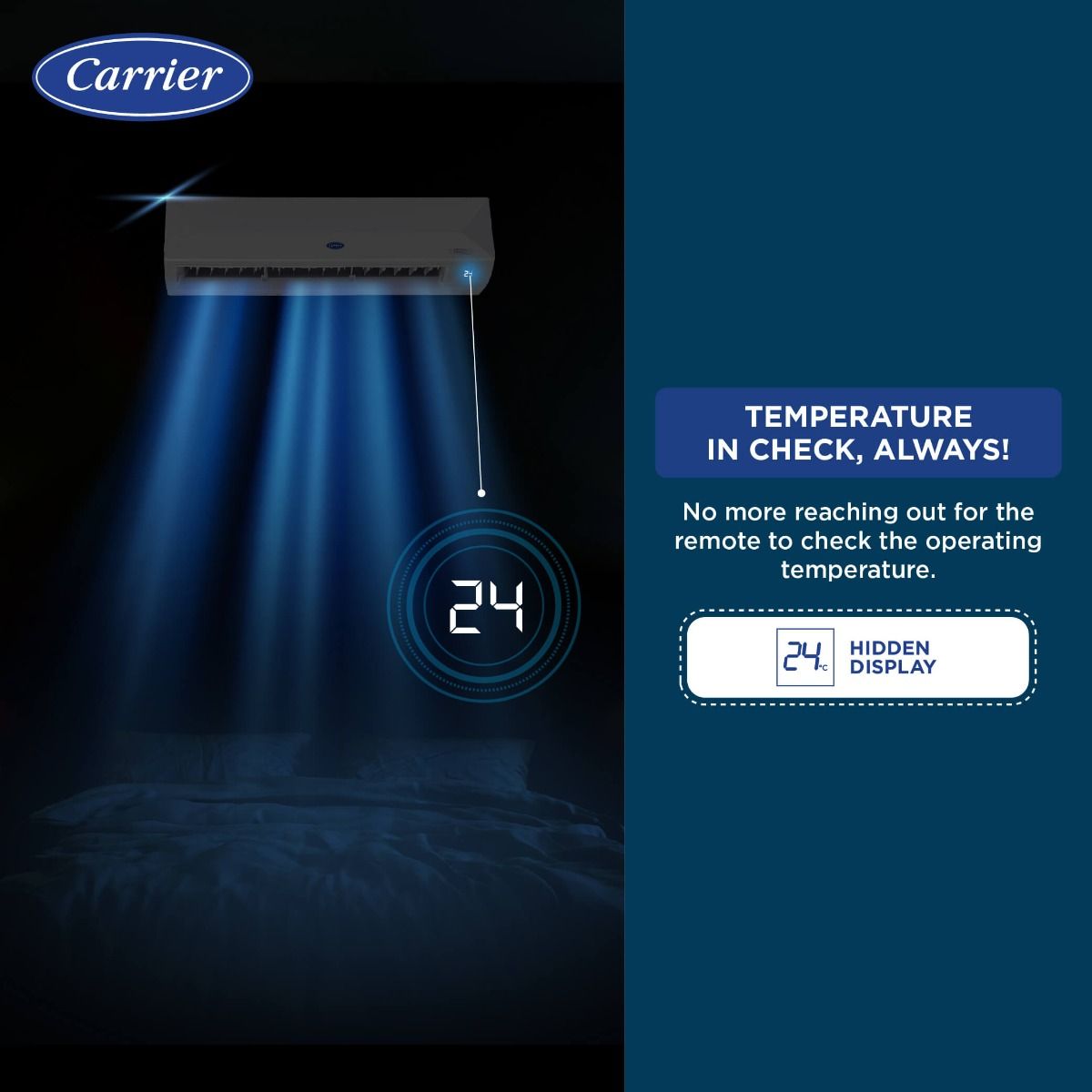 CARRIER S.AC 1.5 TON 5 STAR XTREME EDGE EXI Inverter