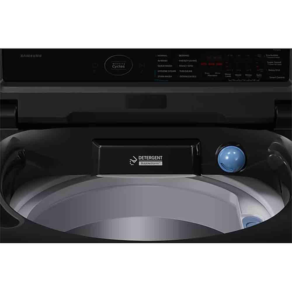 Samsung 10 Kg 5 Star Top Load Washing Machine with AI Wash and Heater (WA80F10B3BTL, Black Caviar)