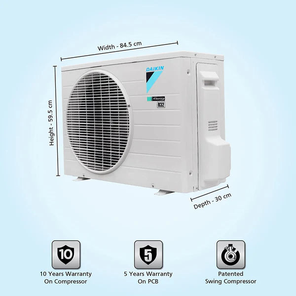 Daikin 1.5 Ton 3 Star Inverter Split Ac FTKL50UV16