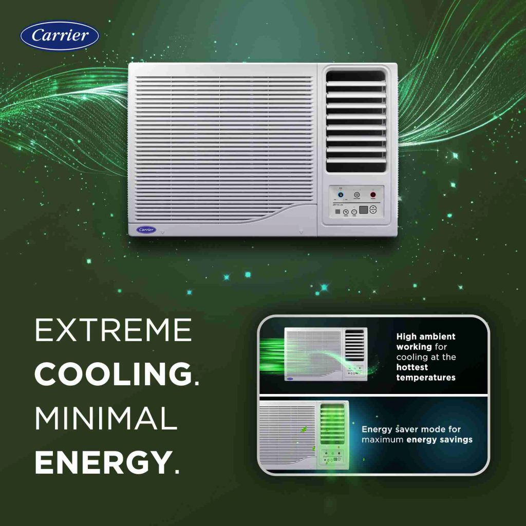 Carrier ESTRELLA FXi 1.5 Ton 3 STAR Window Inverter AC