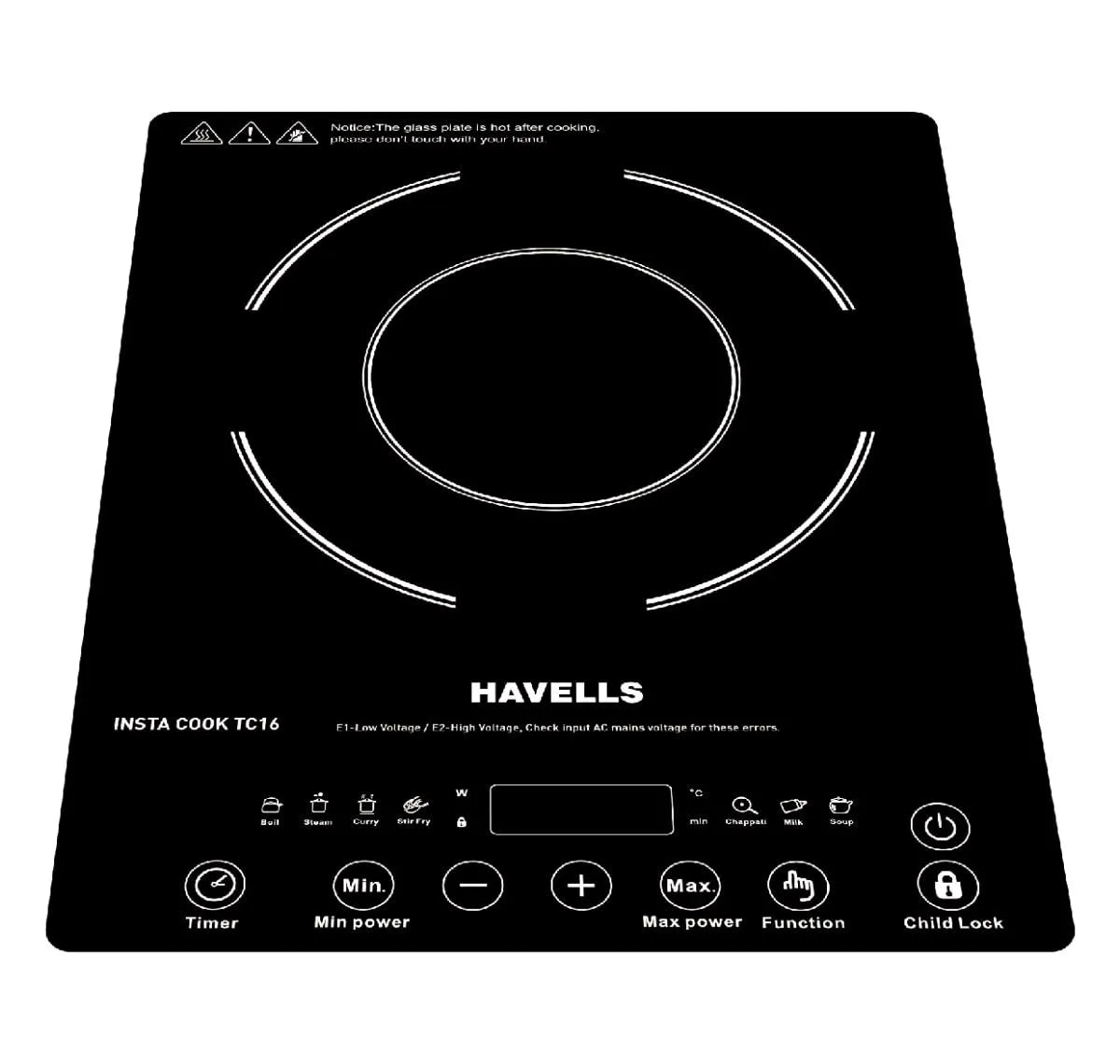 Havells Insta Cook TC 16 Energy Efficent Induction (Electric Stove) | 1600 W