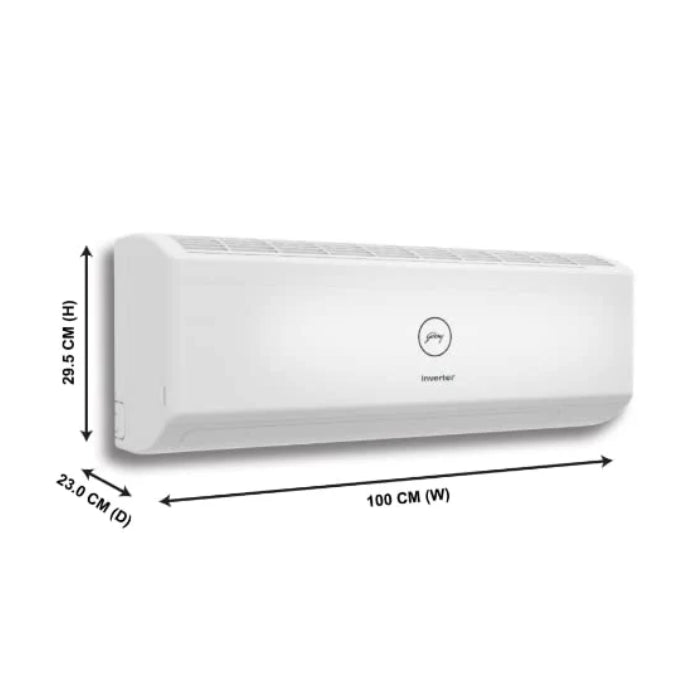 Godrej Convertible 2 Ton 3 Star Inverter Split AC With Rotary Compressor, Copper Condenser (SIC 24ITC3-WWR)