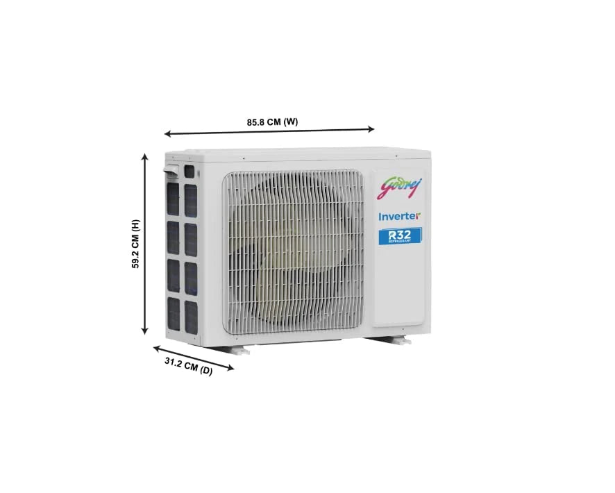 Godrej Convertible 2 Ton 3 Star Inverter Split AC With Rotary Compressor, Copper Condenser (SIC 24ITC3-WWR)