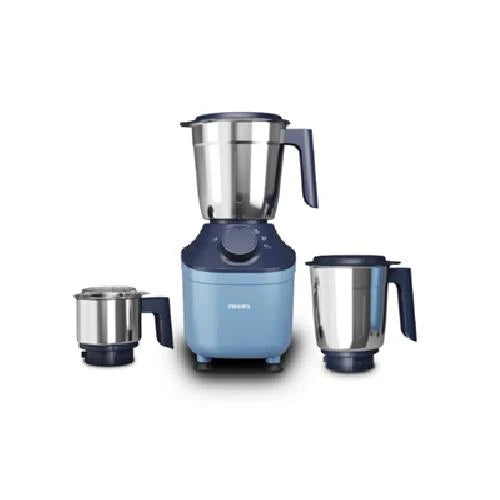 Philips HL7773/01 800W Mixer Grinder with MicroGrind Technology, 3 Stainless Steel Jars – Blue